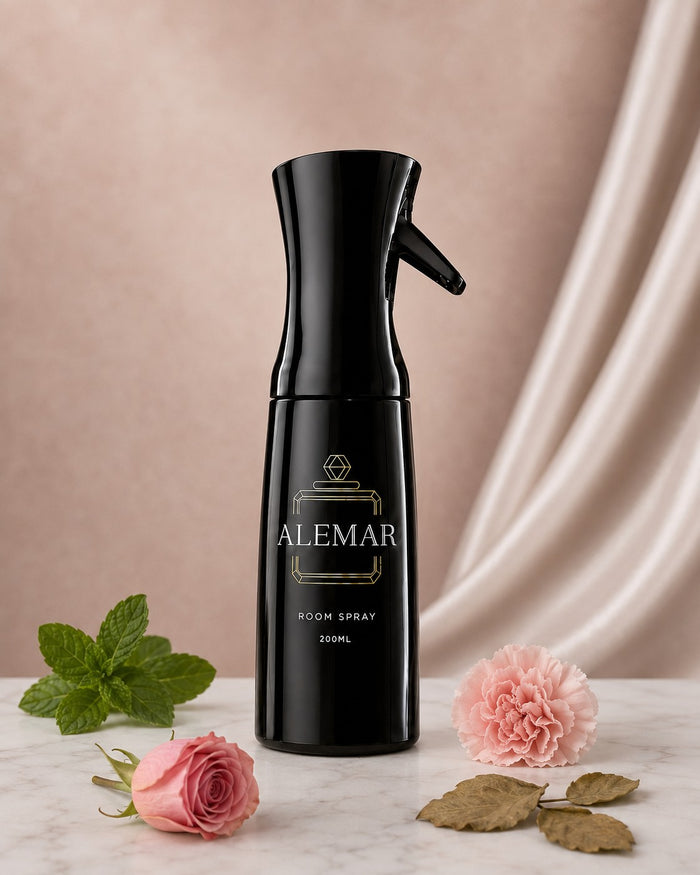 Alemar R020 floral room spray 200ml bottle scented with mint and rose