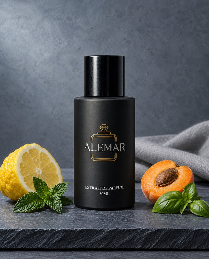 Alemar P042 fresh extrait de parfum 50ml bottle scented with citron and mint